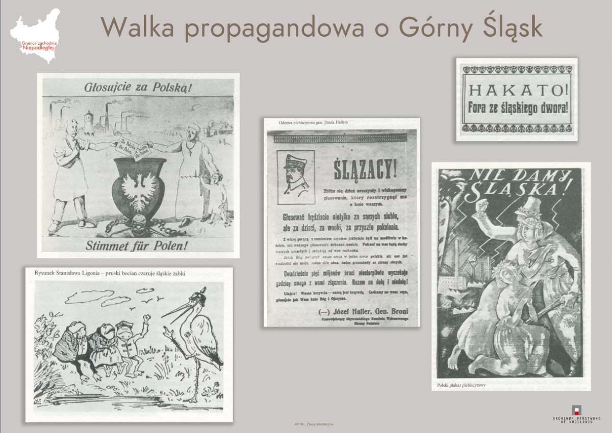  Walka propagandowa o Górny Śląsk.