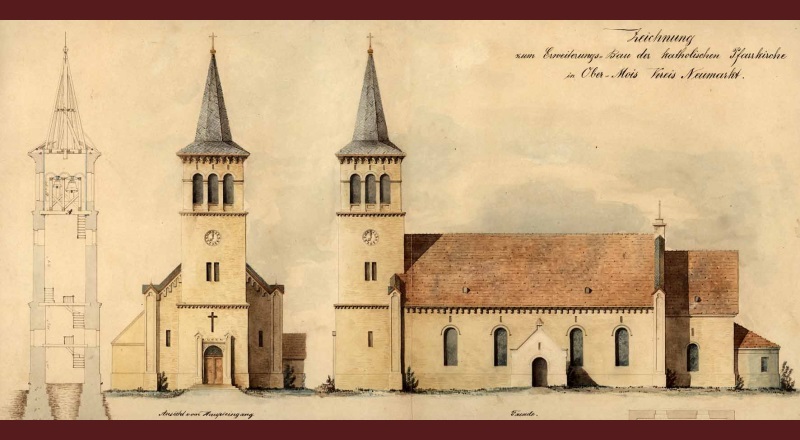 Projekt przebudowy kościoła w Ujeździe Górnym (poł. XIX w.)