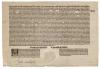 Certyfikat z odpustem zupełnym papieża Leona X (1513 -1521) nabyty przez Annę żonę ks. Karola.