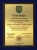 List gratulacyjny od Burmistrza Kamieńca Ząbkowickiego.